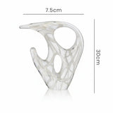 White Abstract Sculpture — view 5