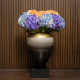 White Brushed Slate Flower Vase — view 2