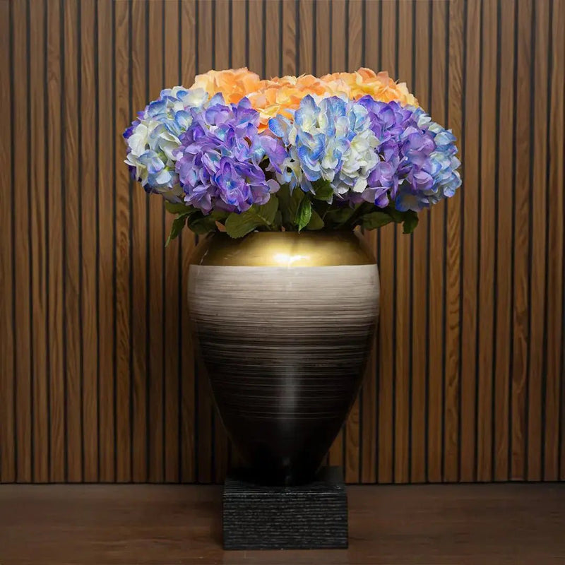 White Brushed Slate Flower Vase — image 3