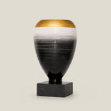 White Brushed Slate Flower Vase — view 1