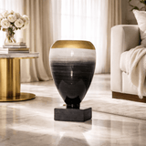 White Brushed Slate Flower Vase — view 1