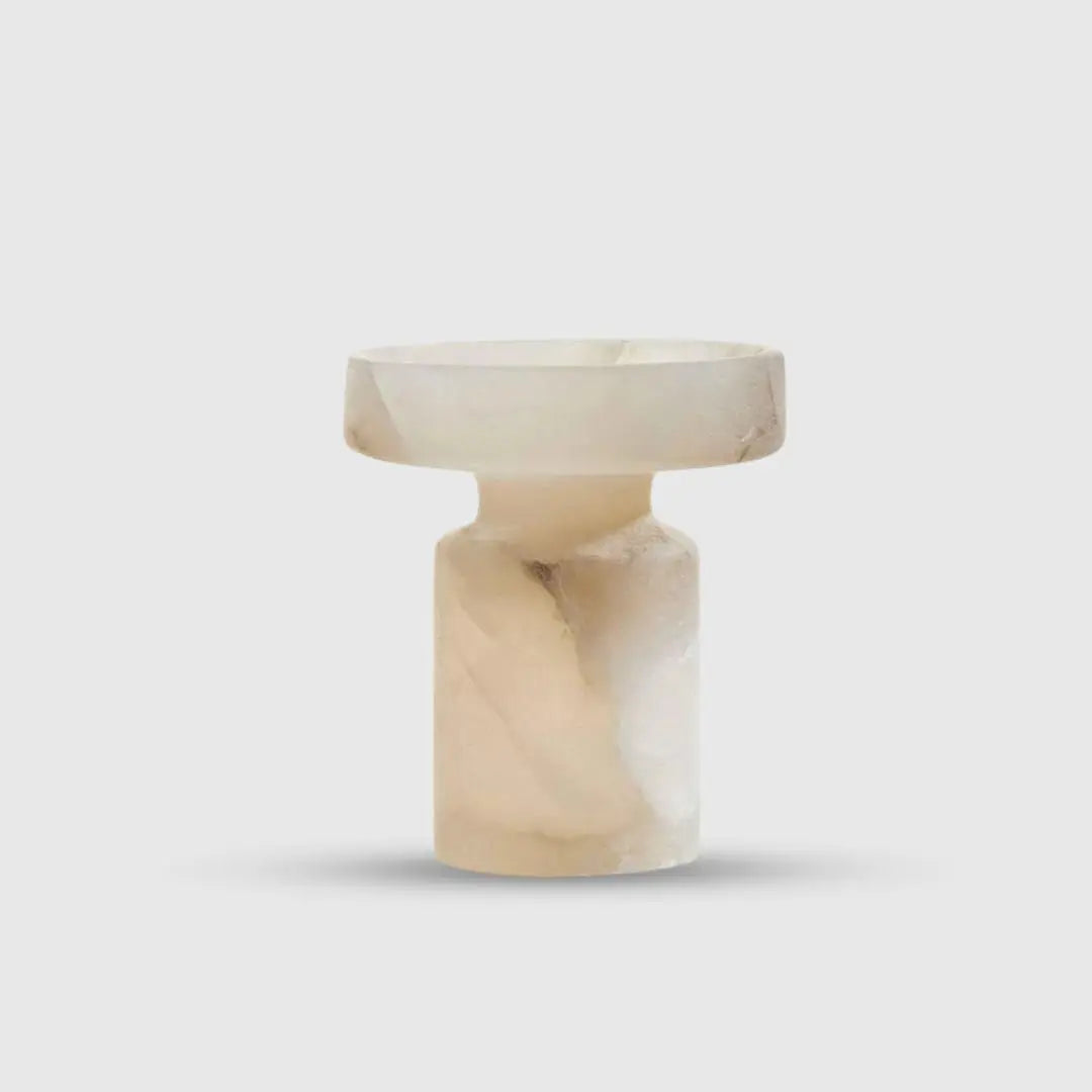 Decor Objects White Onyx Decor Piece - Daamaira Home and Living Ltd