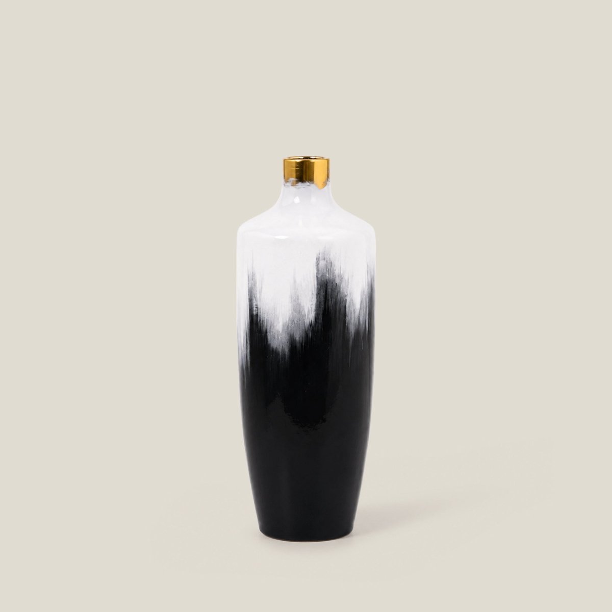 Vases Wooden Horizon Short Vase - Daamaira Home and Living Ltd