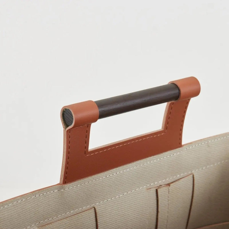 Woven Leather Basket — image 6