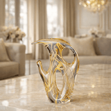 Yellow Abstract Sculpture — view 1